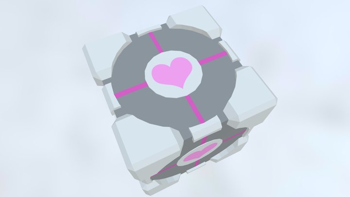 Companion Cube (no normals) 3D Model