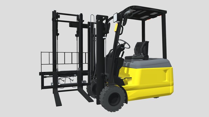 narror forklift 3D Model