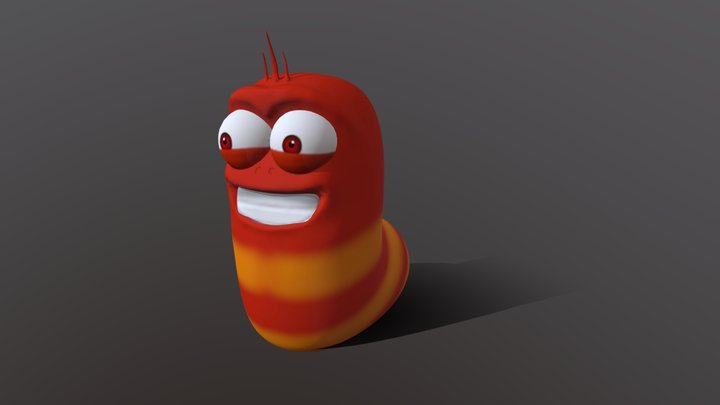 Larva 3D Model