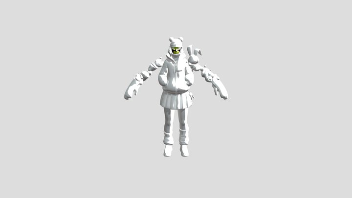 Leelah fortnite 3D Model