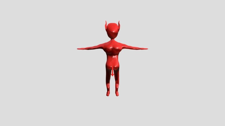 Devil-LowPoly 3D Model