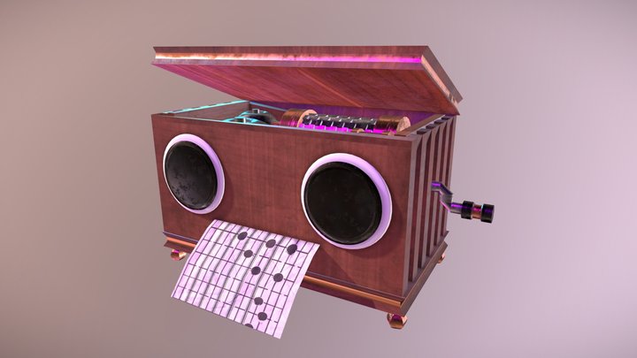 Music Box 3D Model