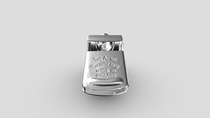 Fireman's Whistle 3D Model
