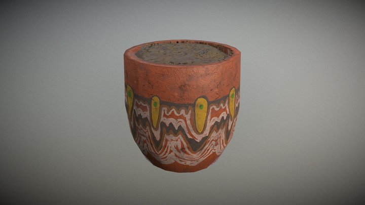 3D Model Clay Pot 3D Model