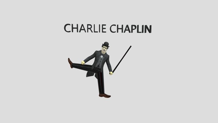 CHARLIE CHAPLIN 3D Model