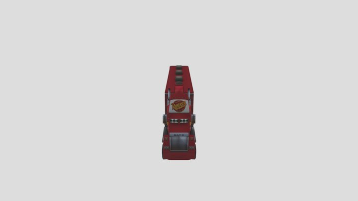 Wii - Cars - Non- Playable Characters - Mack 3D Model