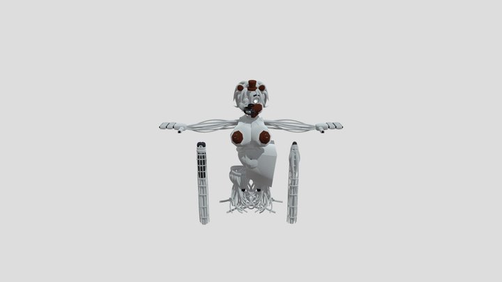Lewd Molten Freddy- Blender 3D Model