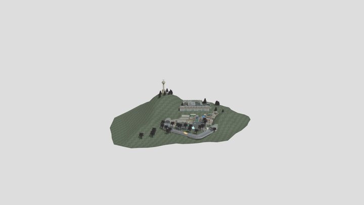Free Fire Old Training Ground 3D Model FBX 3D Model