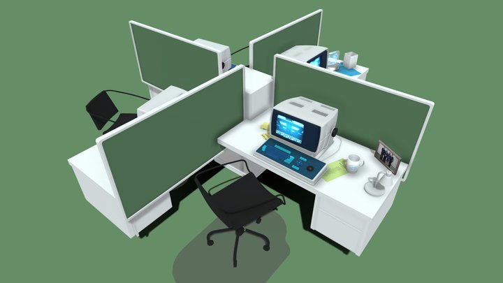 Lumon Office - Severance TV Show 3D Model
