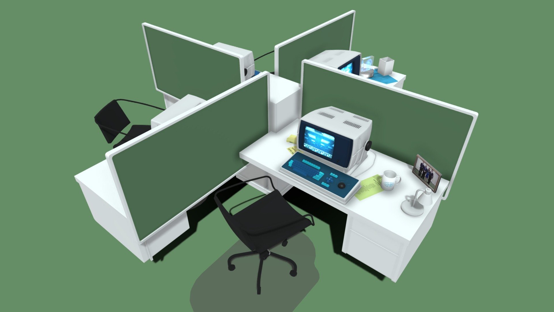 Lumon Office Severance Tv Show Buy Royalty Free 3d Model By Ralph S Workshop Ralphedenbag