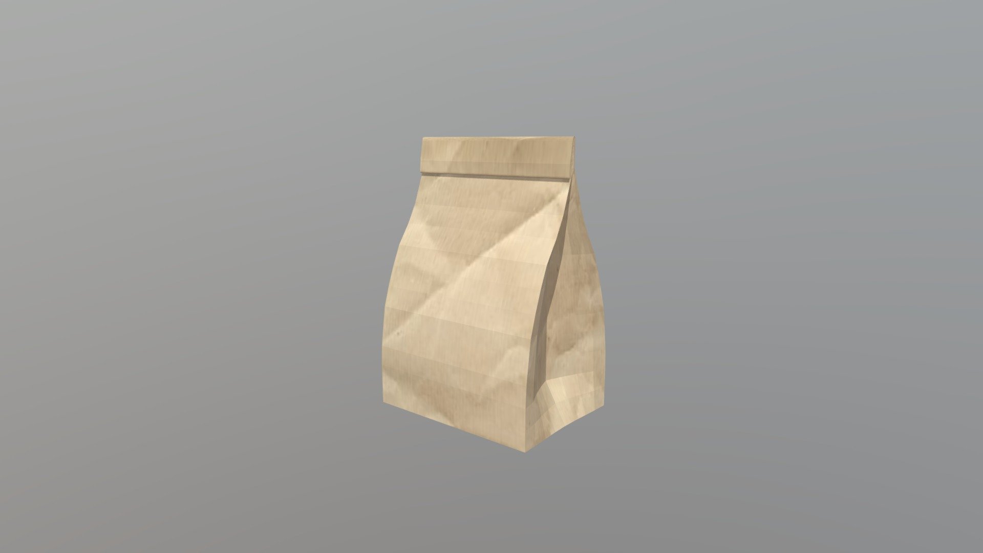 Paper Lunch Sack - Download Free 3d Model By G2bb [ffad00a] - Sketchfab