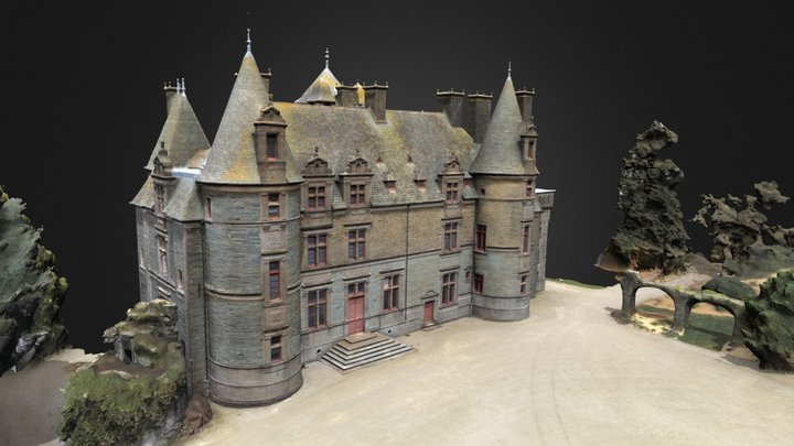 Le château des Ravalet 3D Model