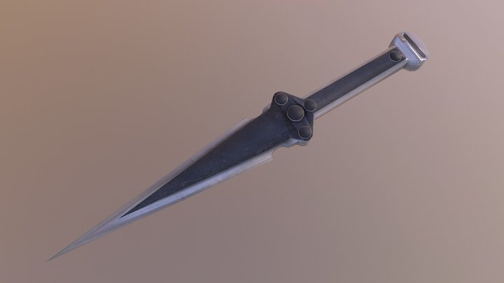 Persona 5 Joker's Dagger 3D Model
