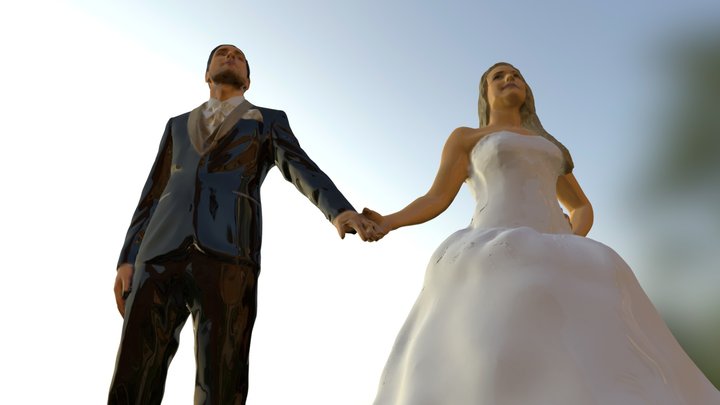 Florent and Julie 3D Model