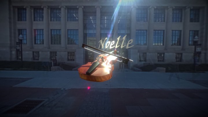 Noelle's Violin 3D Model