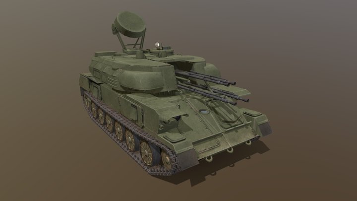 ZSU-23-4 Shilka – Modello 3D gratuito STL