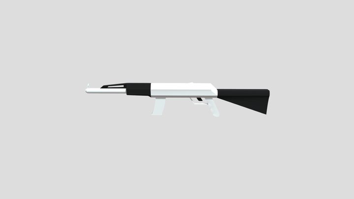 Stylized rifle 3 3D Model
