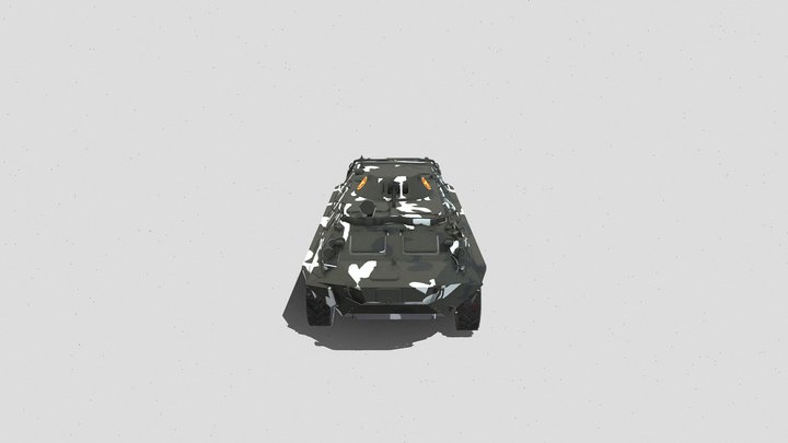 BTR60 3D Model