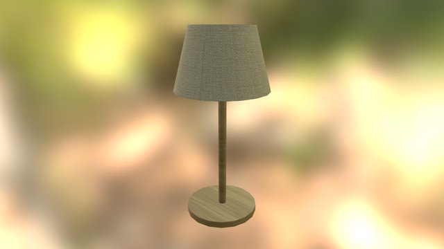 1940s Room - Lamp Asset 3D Model