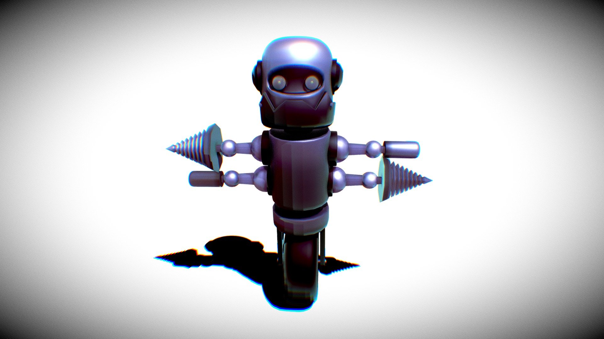 New and shiny mining droid - 3D model by gojiraah [ffb1c9b] - Sketchfab