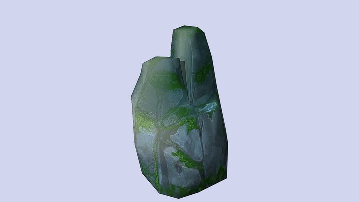 MossRock 3D Model