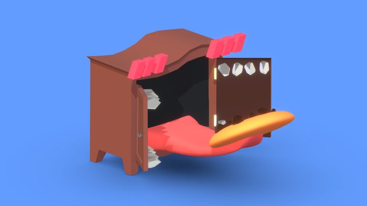 Hungry Cabinet 3D Model