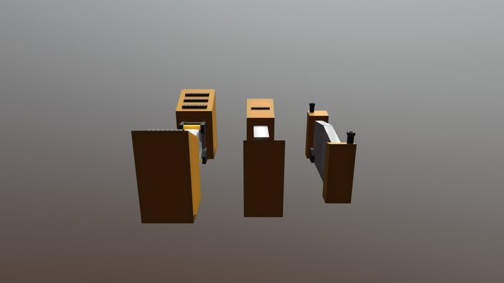 Torre de Bloqueio 3D Model