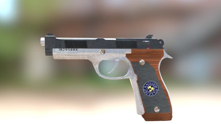 SM Wesker Gun 3D Model