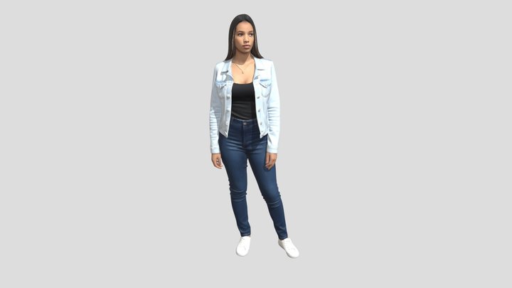 Casual Denim Portrait