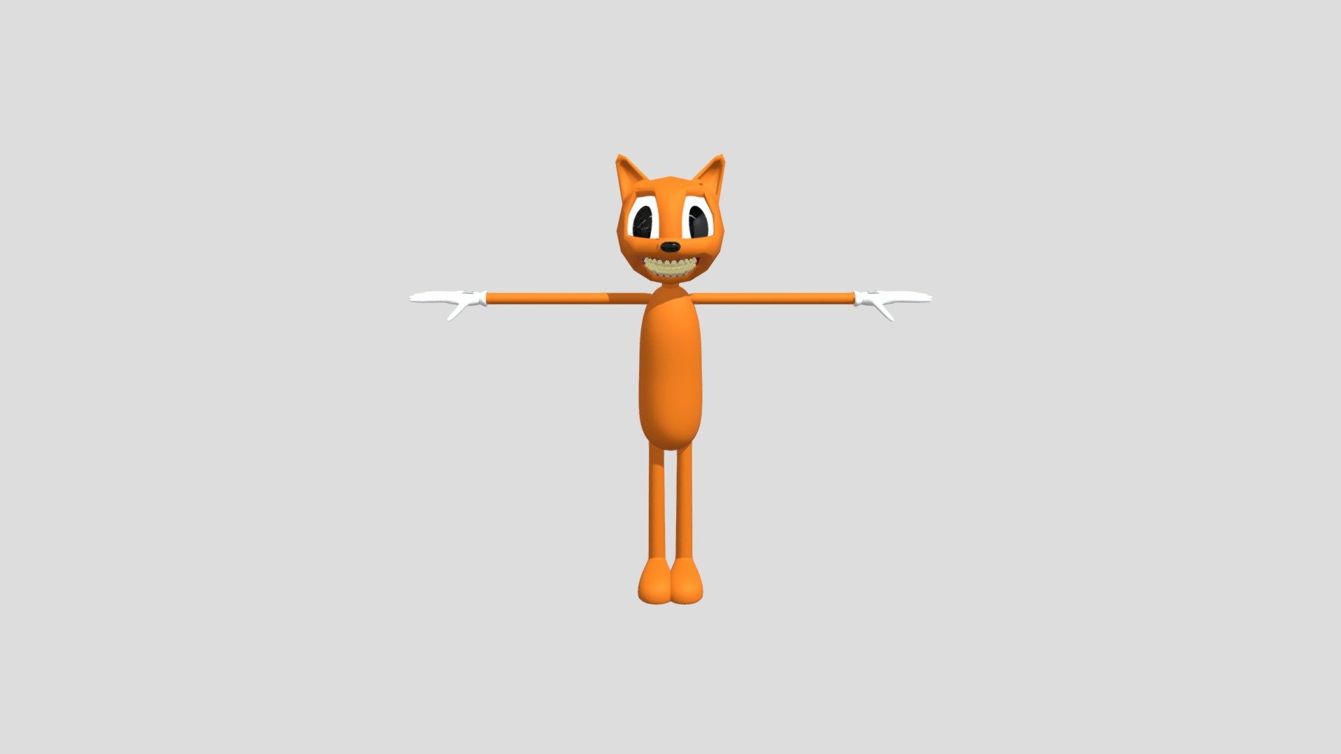 Orange Cartoon Cat