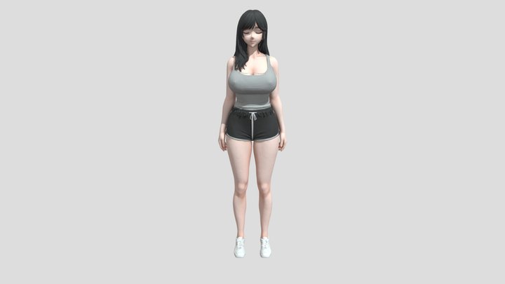Serene Reflection 3D Model