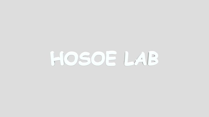 HOSOE LAB 3D Model