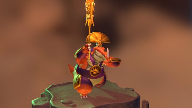 Rup-Tor, Dino Shaman 3D Model