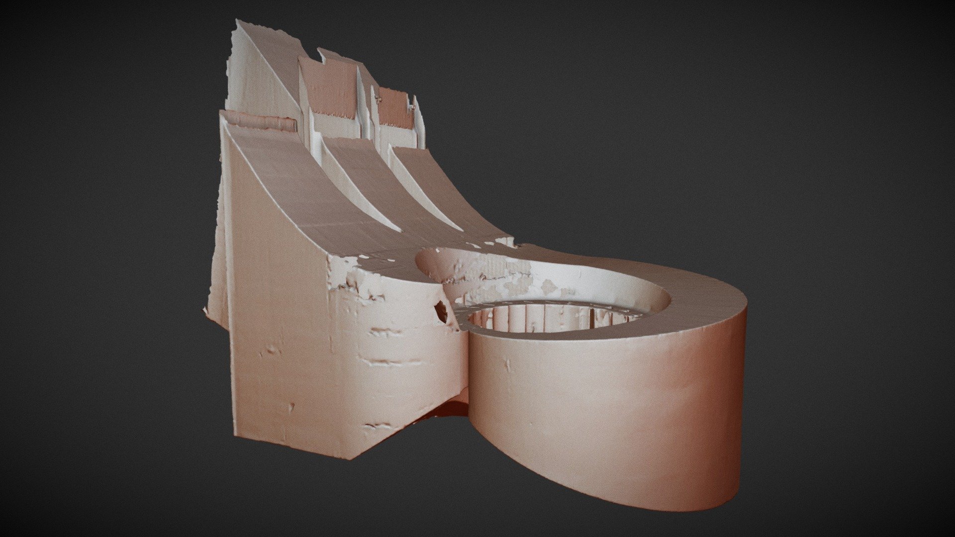 Laser Scan 3D - CAIXA ESPIRAL (Malha/Mesh)