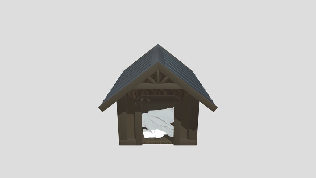 Wooden Dog House