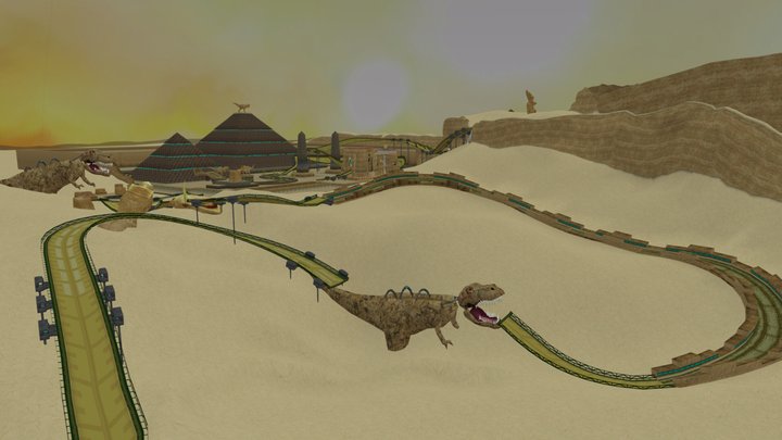 Planet Hot Wheels Leg 3: Desert Heat 3D Model