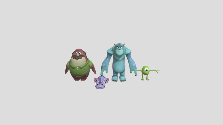 Disney Infinity1- Monsters fbx – Modelo 3D gratuito STL