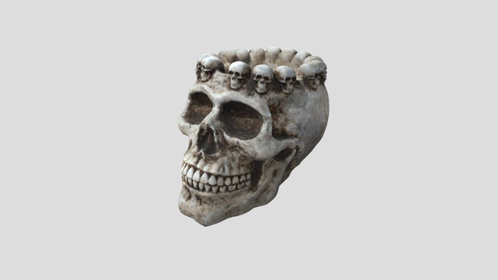 Skull Bowl 3D Model