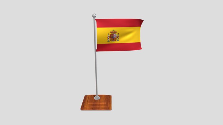 The flag of Spain