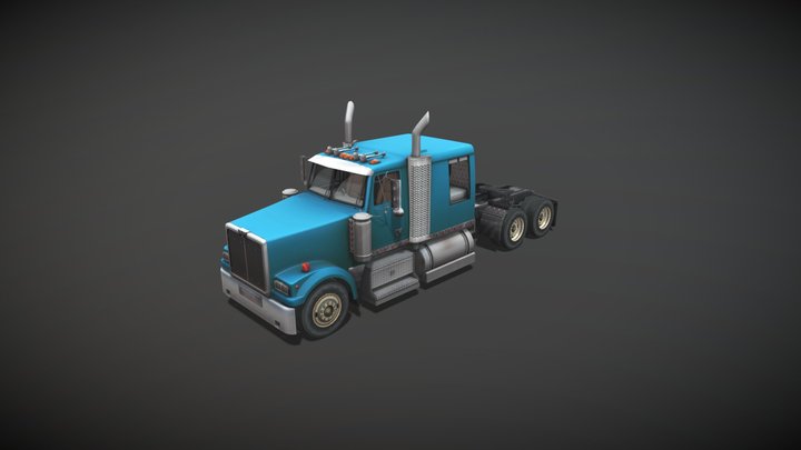 Western_Star_4900 3D Model