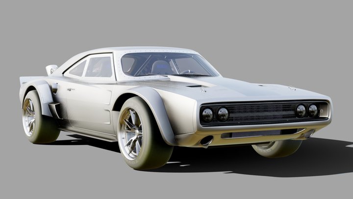 F&F 8 | Dominic Toretto's ICE DODGE CHARGER 3D Model
