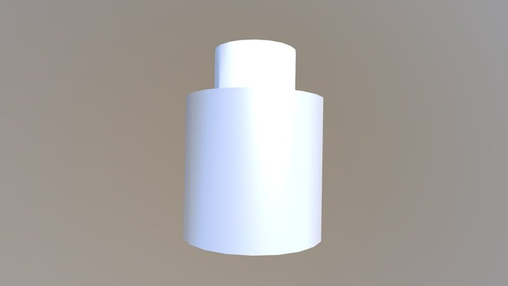 Lotion Bottle 3D Model
