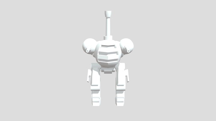 Syllvainian Scout Mech 3D Model