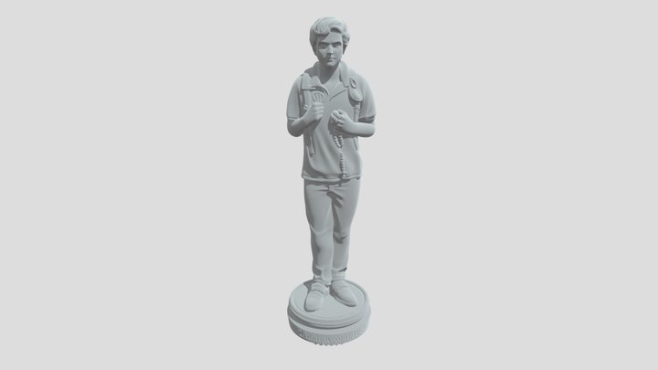 Carlo Acutis Statue 3D Model
