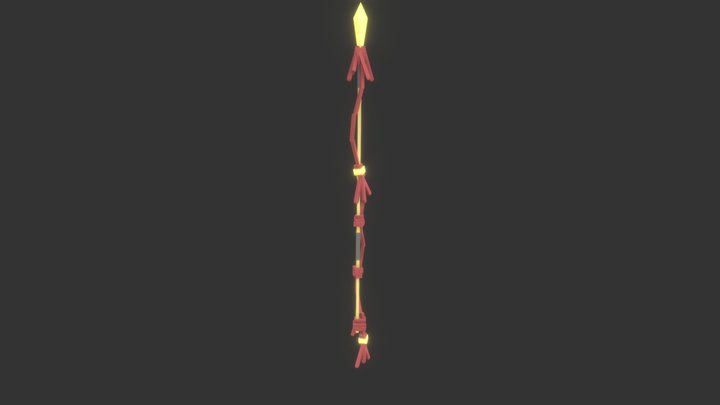 Dragon King's Lance 3D Model