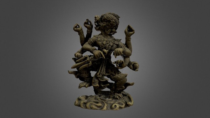 Inch-high Hanuman 3D Model