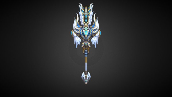 Stylized Fantasy RPG Bell 6 3D Model