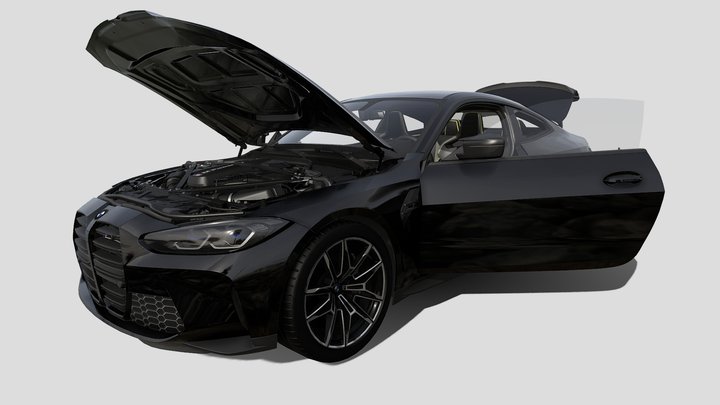 SPORT BMW 2022 FBX 3D Model