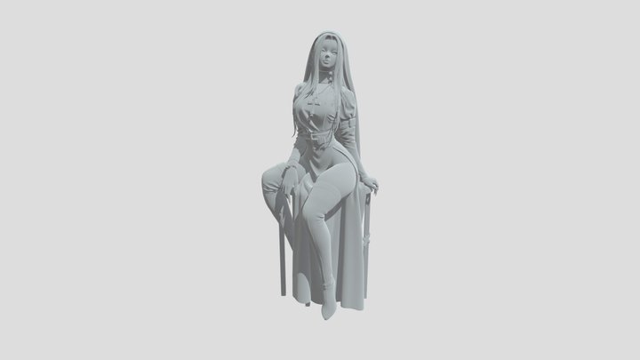 nun 3D Model