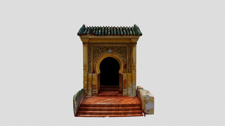 Kasbah Ismailia Moroccan Archway 3D Model